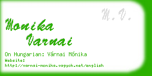 monika varnai business card